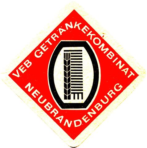 neubrandenburg nb-mv nord veb raute 1a (190-veb getrnke-schwarzrot)